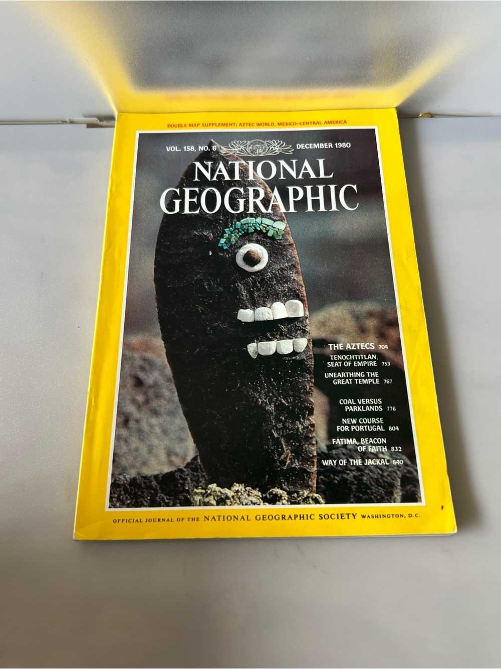 December 1980 issue of National Geographic